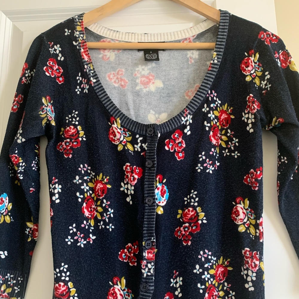 3- quarter length cardigan